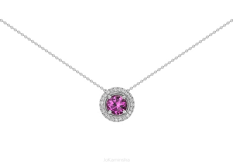 Diva Diamonds and Sapphire Necklace